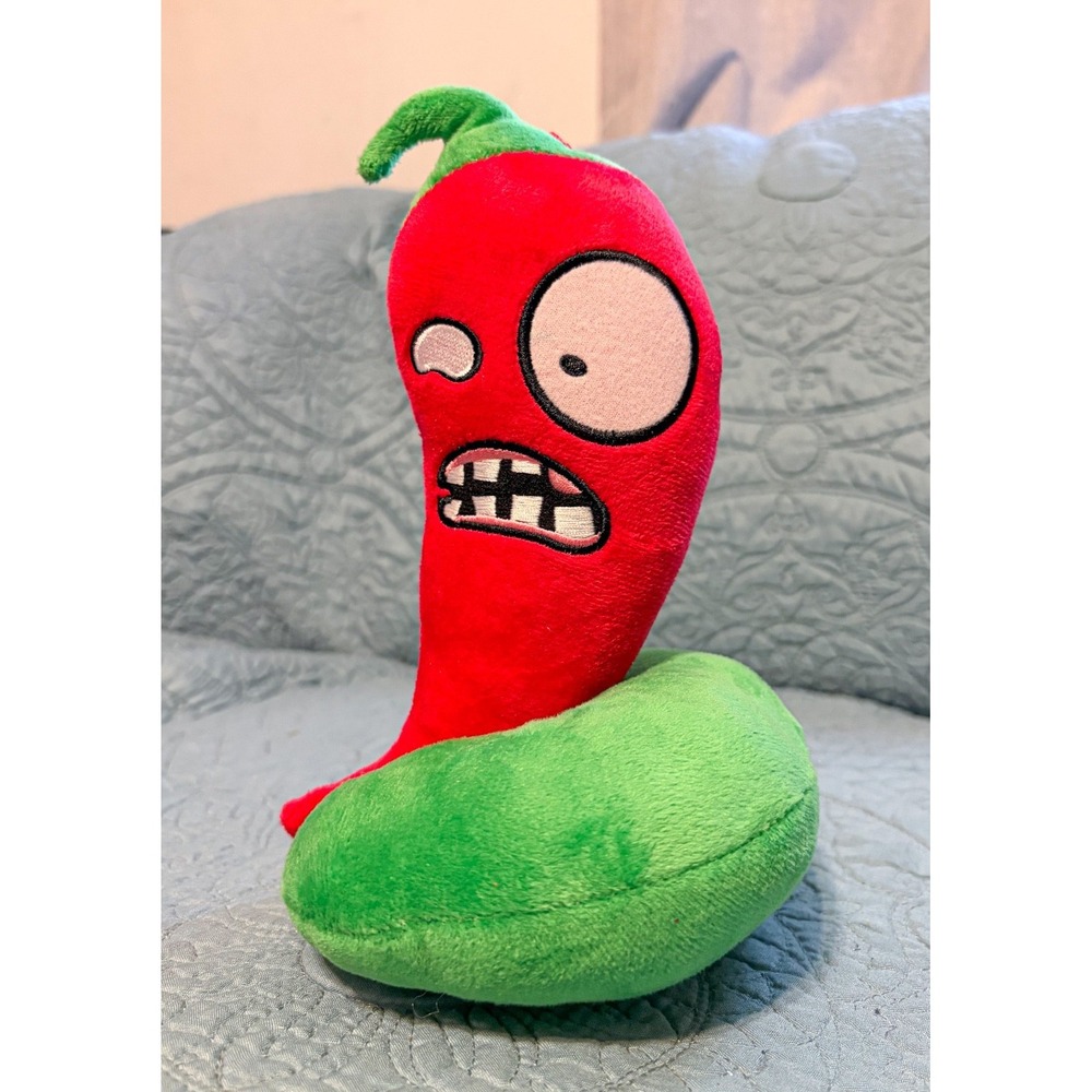 Plants Vs Zombies Plush PvZ Jalapeno Pepper No Tags Suction Cup
